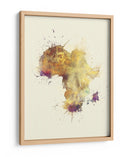 Mapa de África - Justyna Jaszke | Cuadro decorativo de Canvas Lab