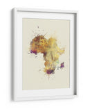 Mapa de África - Justyna Jaszke | Cuadro decorativo de Canvas Lab