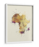 Mapa de África - Justyna Jaszke | Cuadro decorativo de Canvas Lab