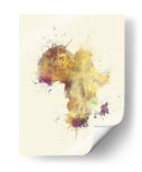 Mapa de África - Justyna Jaszke | Cuadro decorativo de Canvas Lab