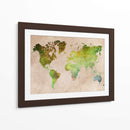 Mapa mundial 1 - Justyna Jaszke | Cuadro decorativo de Canvas Lab