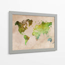 Mapa mundial 1 - Justyna Jaszke | Cuadro decorativo de Canvas Lab