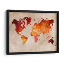 Mapa mundial 2 - Justyna Jaszke | Cuadro decorativo de Canvas Lab