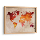 Mapa mundial 2 - Justyna Jaszke | Cuadro decorativo de Canvas Lab