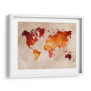 Mapa mundial 2 - Justyna Jaszke | Cuadro decorativo de Canvas Lab