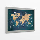 Mapa mundial 3 - Justyna Jaszke | Cuadro decorativo de Canvas Lab