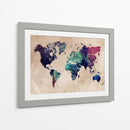 Mapa mundial 4 - Justyna Jaszke | Cuadro decorativo de Canvas Lab