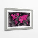 Mapa mundial 8 - Justyna Jaszke | Cuadro decorativo de Canvas Lab
