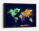 Mapa mundial 9 - Justyna Jaszke | Cuadro decorativo de Canvas Lab