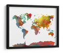 Mapa mundial 10 - Justyna Jaszke | Cuadro decorativo de Canvas Lab