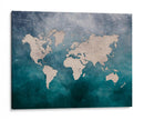 Mapa mundial 11 - Justyna Jaszke | Cuadro decorativo de Canvas Lab