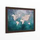 Mapa mundial 11 - Justyna Jaszke | Cuadro decorativo de Canvas Lab