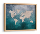 Mapa mundial 11 - Justyna Jaszke | Cuadro decorativo de Canvas Lab