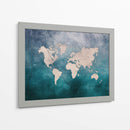Mapa mundial 11 - Justyna Jaszke | Cuadro decorativo de Canvas Lab