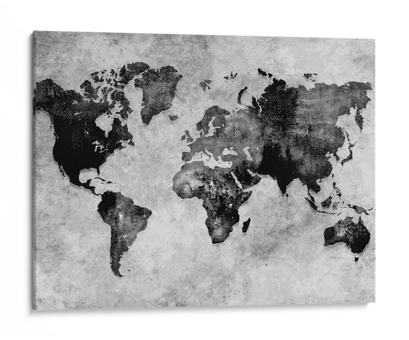 Mapa mundial 12 - Justyna Jaszke | Cuadro decorativo de Canvas Lab