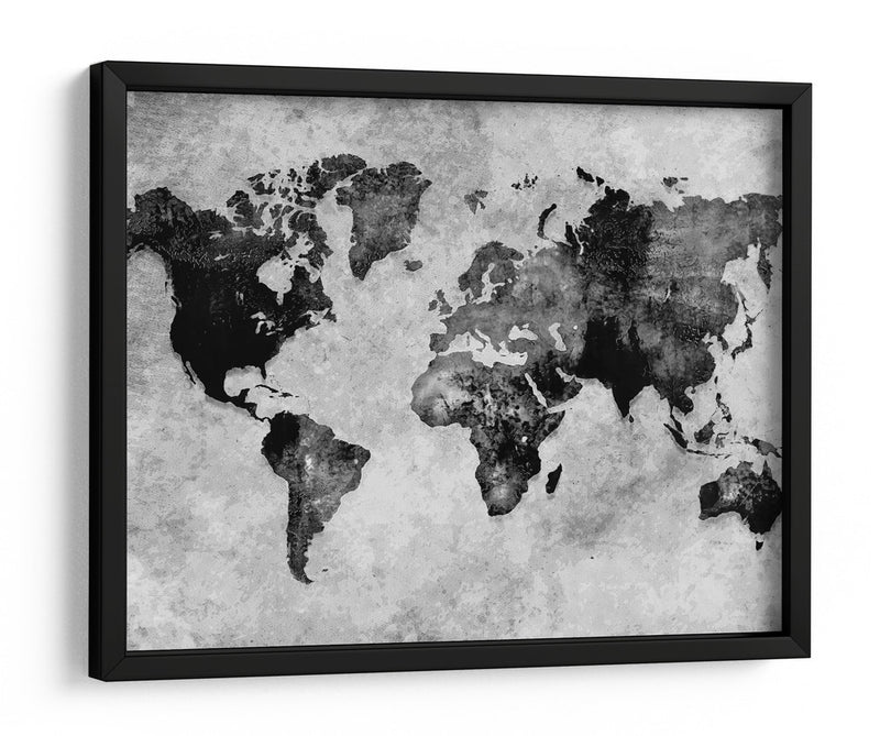 Mapa mundial 12 - Justyna Jaszke | Cuadro decorativo de Canvas Lab