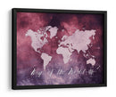 Mapa mundial 13 - Justyna Jaszke | Cuadro decorativo de Canvas Lab