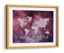 Mapa mundial 13 - Justyna Jaszke | Cuadro decorativo de Canvas Lab