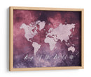 Mapa mundial 13 - Justyna Jaszke | Cuadro decorativo de Canvas Lab