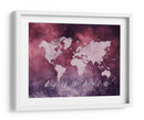 Mapa mundial 13 - Justyna Jaszke | Cuadro decorativo de Canvas Lab