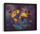 Mapa mundial 14 - Justyna Jaszke | Cuadro decorativo de Canvas Lab