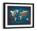 Mapa mundial 15 - Justyna Jaszke | Cuadro decorativo de Canvas Lab