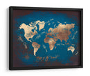 Mapa mundial 15 - Justyna Jaszke | Cuadro decorativo de Canvas Lab