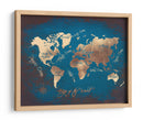 Mapa mundial 15 - Justyna Jaszke | Cuadro decorativo de Canvas Lab