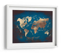 Mapa mundial 15 - Justyna Jaszke | Cuadro decorativo de Canvas Lab