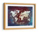 Mapa mundial 16 - Justyna Jaszke | Cuadro decorativo de Canvas Lab