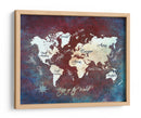 Mapa mundial 16 - Justyna Jaszke | Cuadro decorativo de Canvas Lab