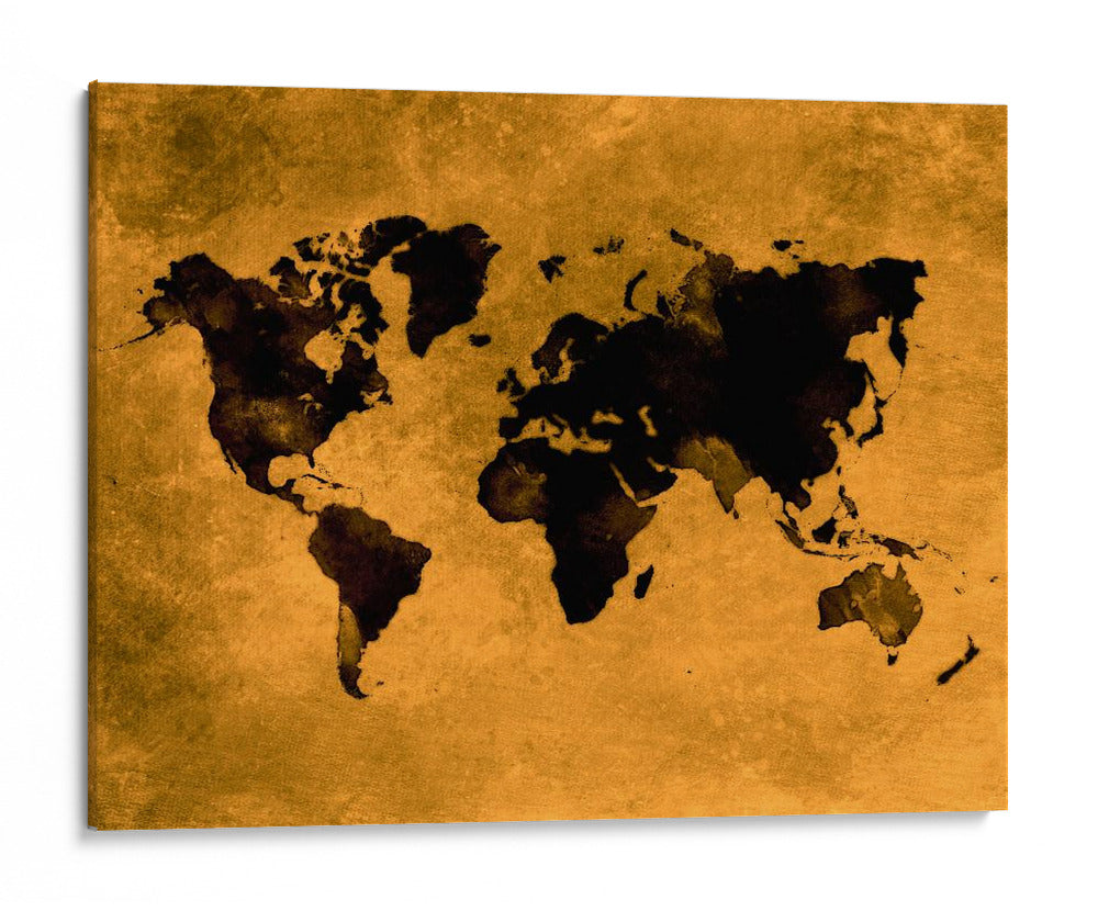 Mapa mundial 17 - Justyna Jaszke | Cuadro decorativo de Canvas Lab