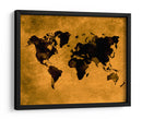 Mapa mundial 17 - Justyna Jaszke | Cuadro decorativo de Canvas Lab