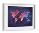 Mapa mundial 18 - Justyna Jaszke | Cuadro decorativo de Canvas Lab