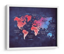 Mapa mundial 18 - Justyna Jaszke | Cuadro decorativo de Canvas Lab