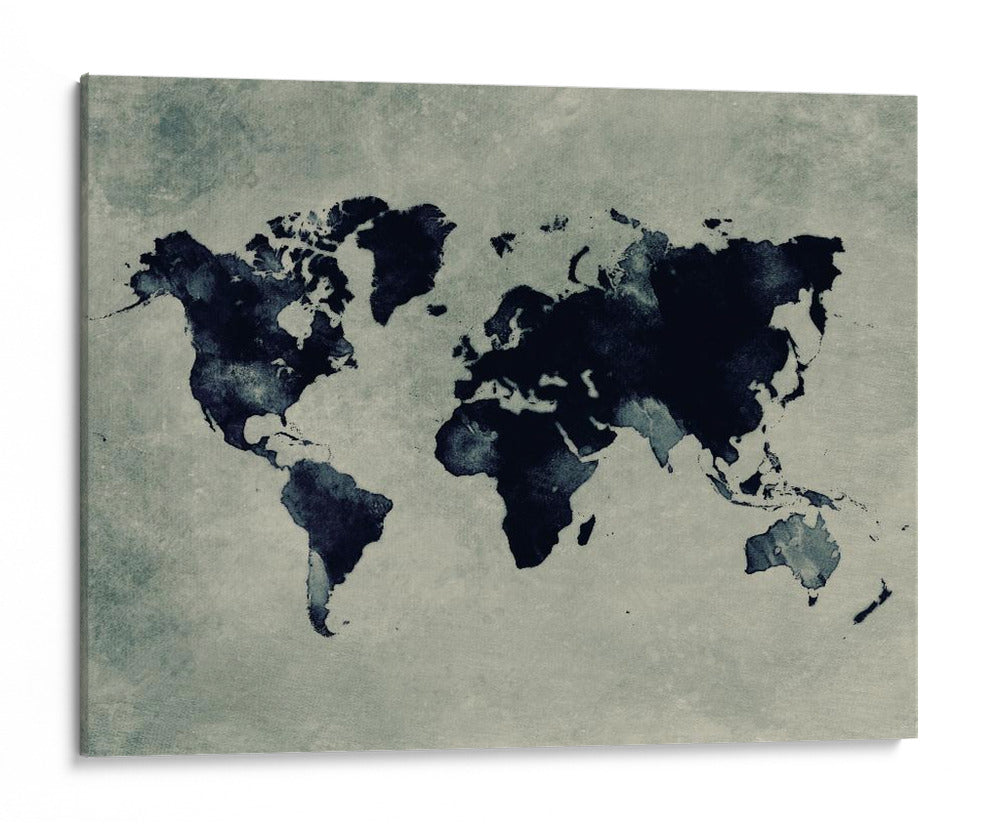 Mapa mundial 19 - Justyna Jaszke | Cuadro decorativo de Canvas Lab
