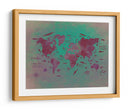 Mapa mundial 21 - Justyna Jaszke | Cuadro decorativo de Canvas Lab