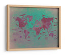 Mapa mundial 21 - Justyna Jaszke | Cuadro decorativo de Canvas Lab