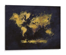Mapa mundial 22 - Justyna Jaszke | Cuadro decorativo de Canvas Lab