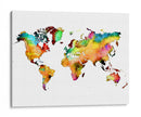 Mapa mundial 23 - Justyna Jaszke | Cuadro decorativo de Canvas Lab