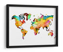 Mapa mundial 23 - Justyna Jaszke | Cuadro decorativo de Canvas Lab