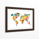 Mapa mundial 23 - Justyna Jaszke | Cuadro decorativo de Canvas Lab