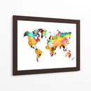 Mapa mundial 23 - Justyna Jaszke | Cuadro decorativo de Canvas Lab