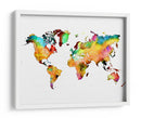 Mapa mundial 23 - Justyna Jaszke | Cuadro decorativo de Canvas Lab