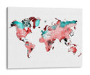 Mapa mundial 24 - Justyna Jaszke | Cuadro decorativo de Canvas Lab