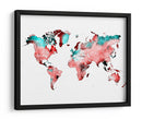 Mapa mundial 24 - Justyna Jaszke | Cuadro decorativo de Canvas Lab