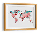 Mapa mundial 24 - Justyna Jaszke | Cuadro decorativo de Canvas Lab