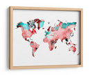 Mapa mundial 24 - Justyna Jaszke | Cuadro decorativo de Canvas Lab