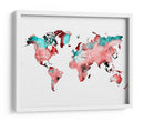 Mapa mundial 24 - Justyna Jaszke | Cuadro decorativo de Canvas Lab