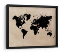 Mapa mundial 25 - Justyna Jaszke | Cuadro decorativo de Canvas Lab